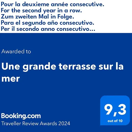 Grande Terrasse Sur La شقة *