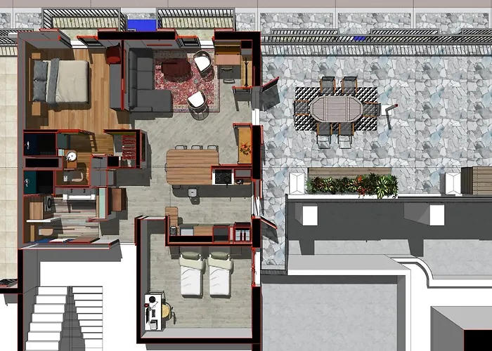 Grande Terrasse Sur La *